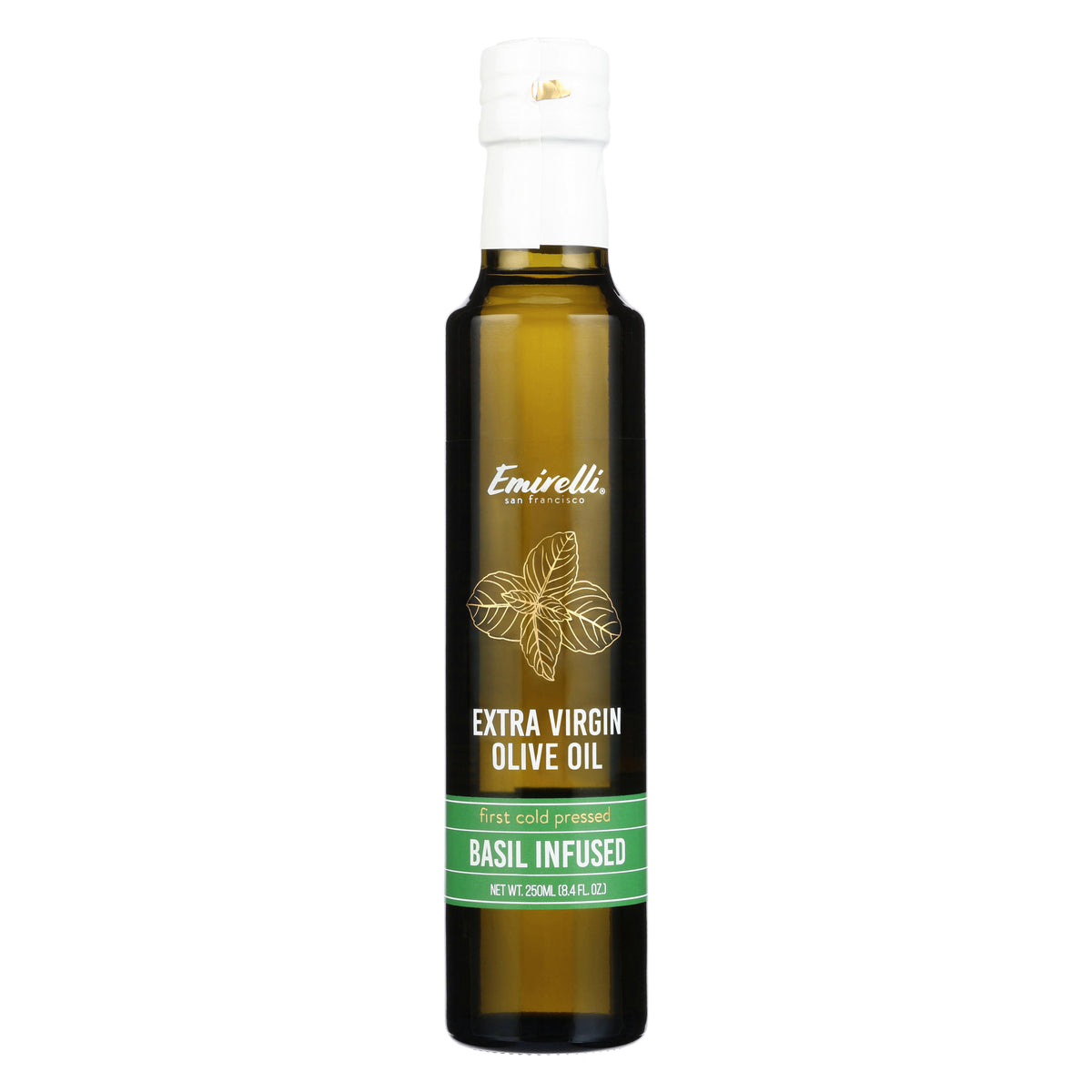 Basil Infused Extra Virgin Olive Oil – Emirelli San Francisco