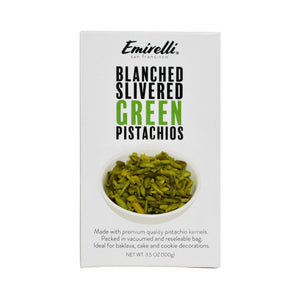 Emirelli Blanched Slivered Green Antep Pistachios