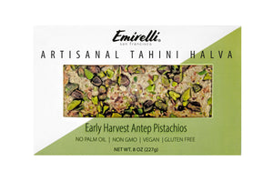 Emirelli Artisanal Tahini Halva Dessert - Early Harvest Pistachios