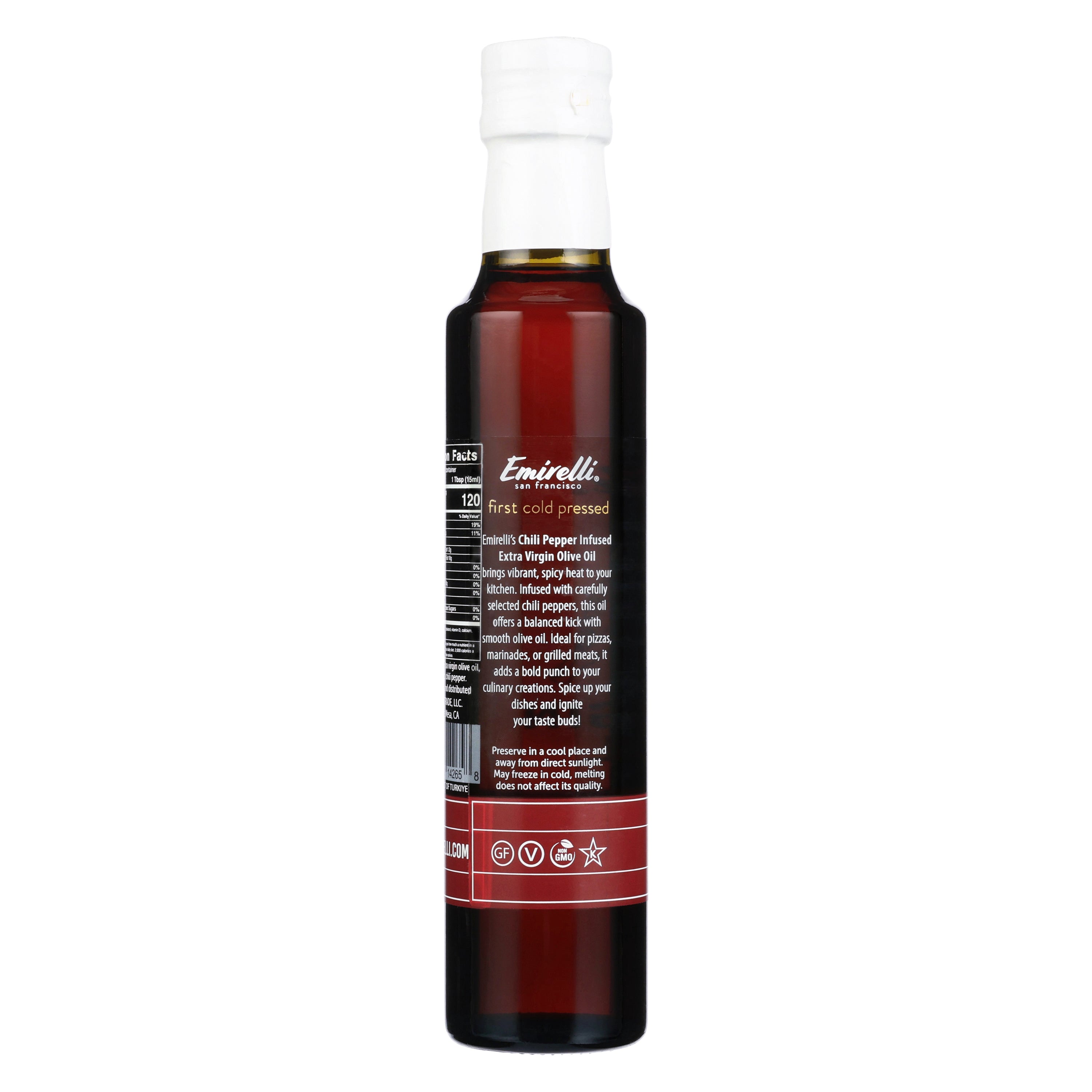 Chili Pepper Infused Extra Virgin Olive Oil – Emirelli San Francisco