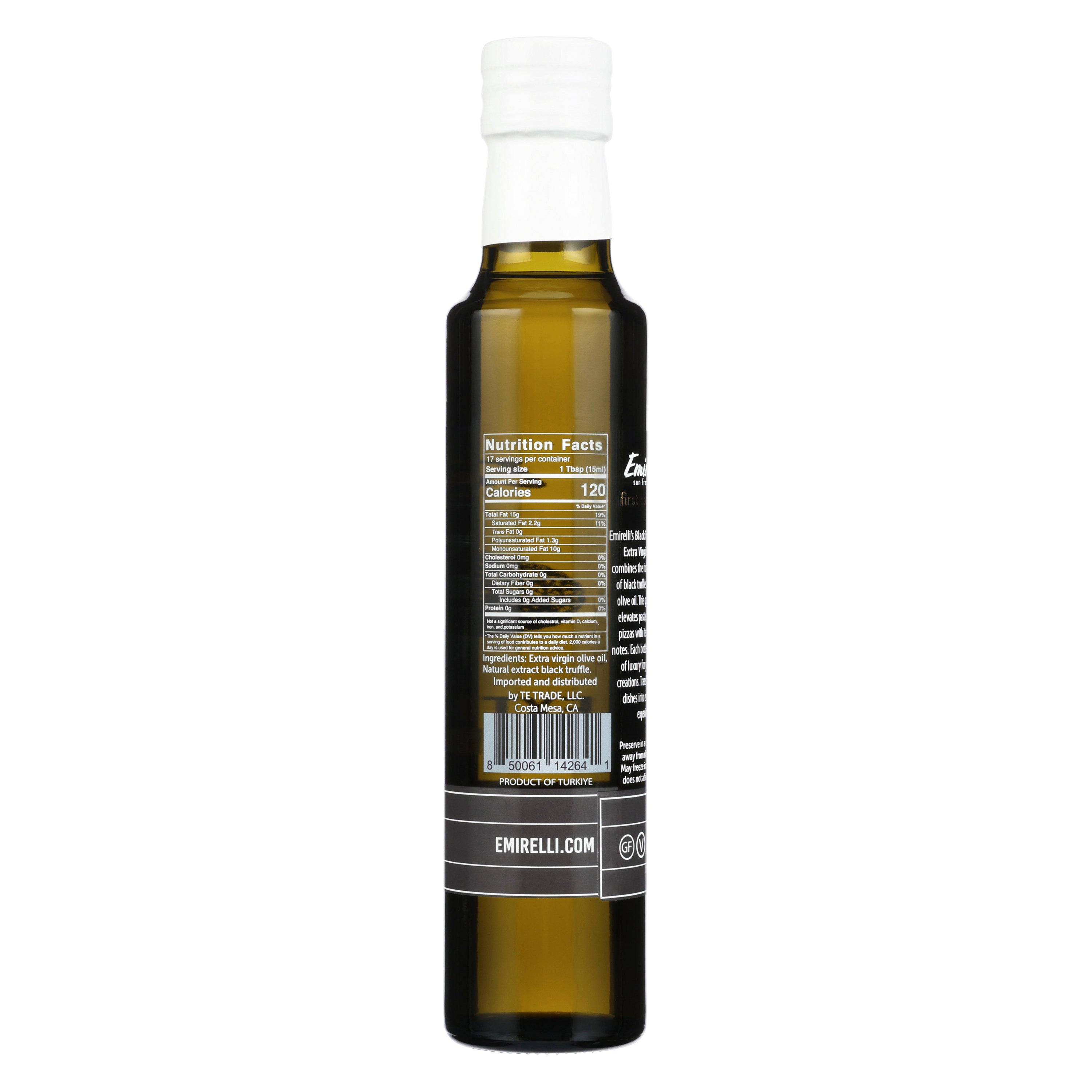 Black Truffle Infused Extra Virgin Olive Oil – Emirelli San Francisco