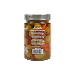 Hot Pepper Stuffed Green Olives