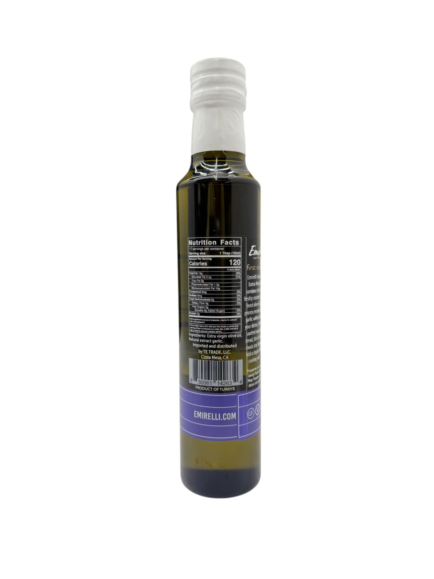 Garlic Infused Extra Virgin Olive Oil
