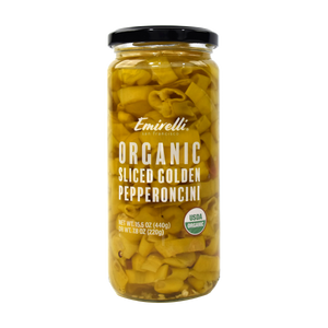 Organic Sliced Golden Pepperoncini