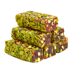 	
Sour Cherry and Double Pistachio Turkish Delight