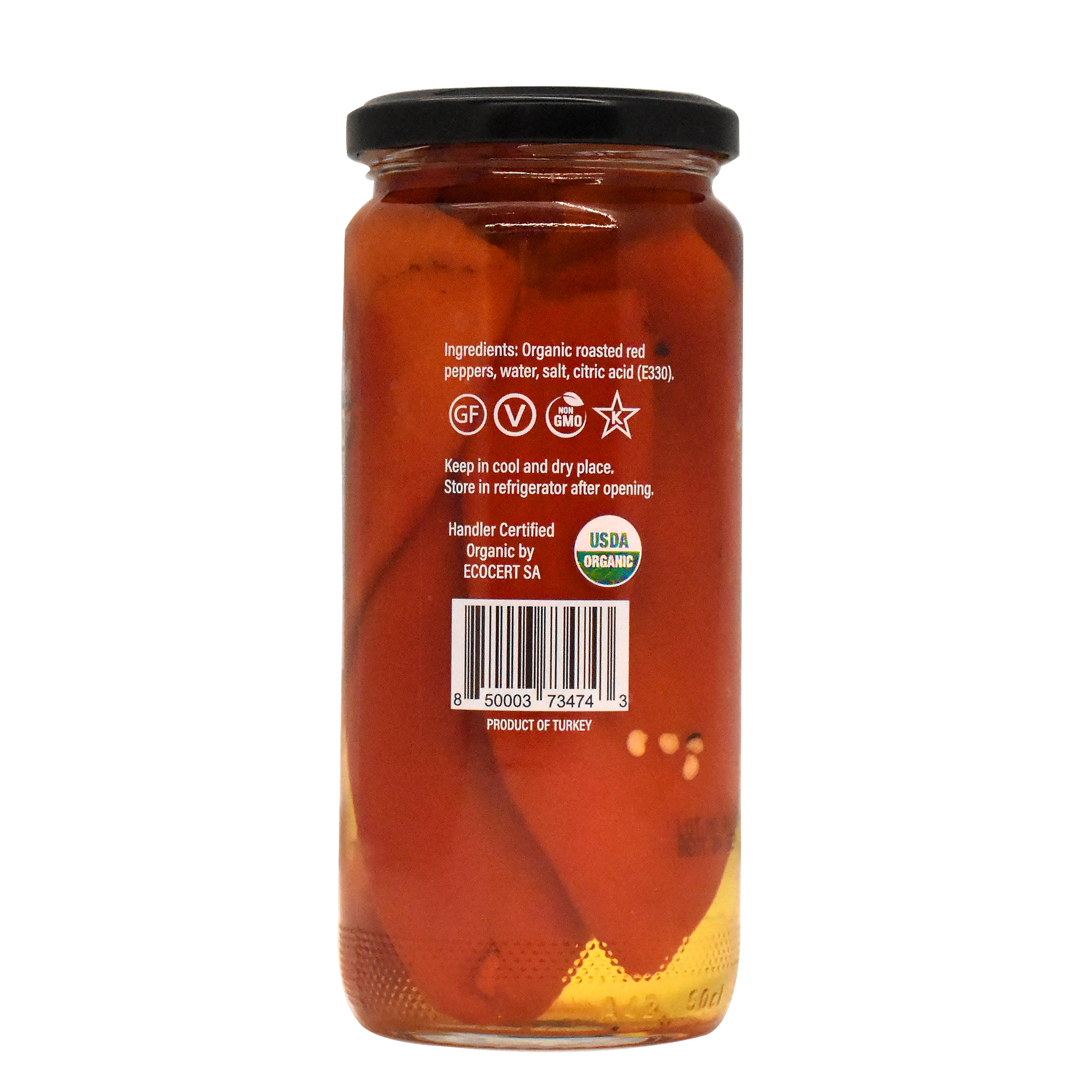 Emirelli Organic Fire Roasted Red Peppers