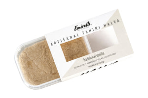 Emirelli Artisanal Tahini Halva Dessert - Traditional Vanilla