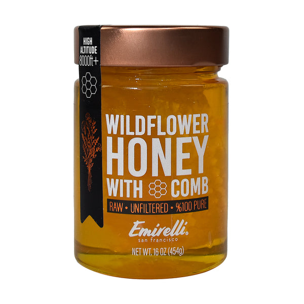 Emirelli Wildflower Honey with Comb - A Unique and Authentic Honey