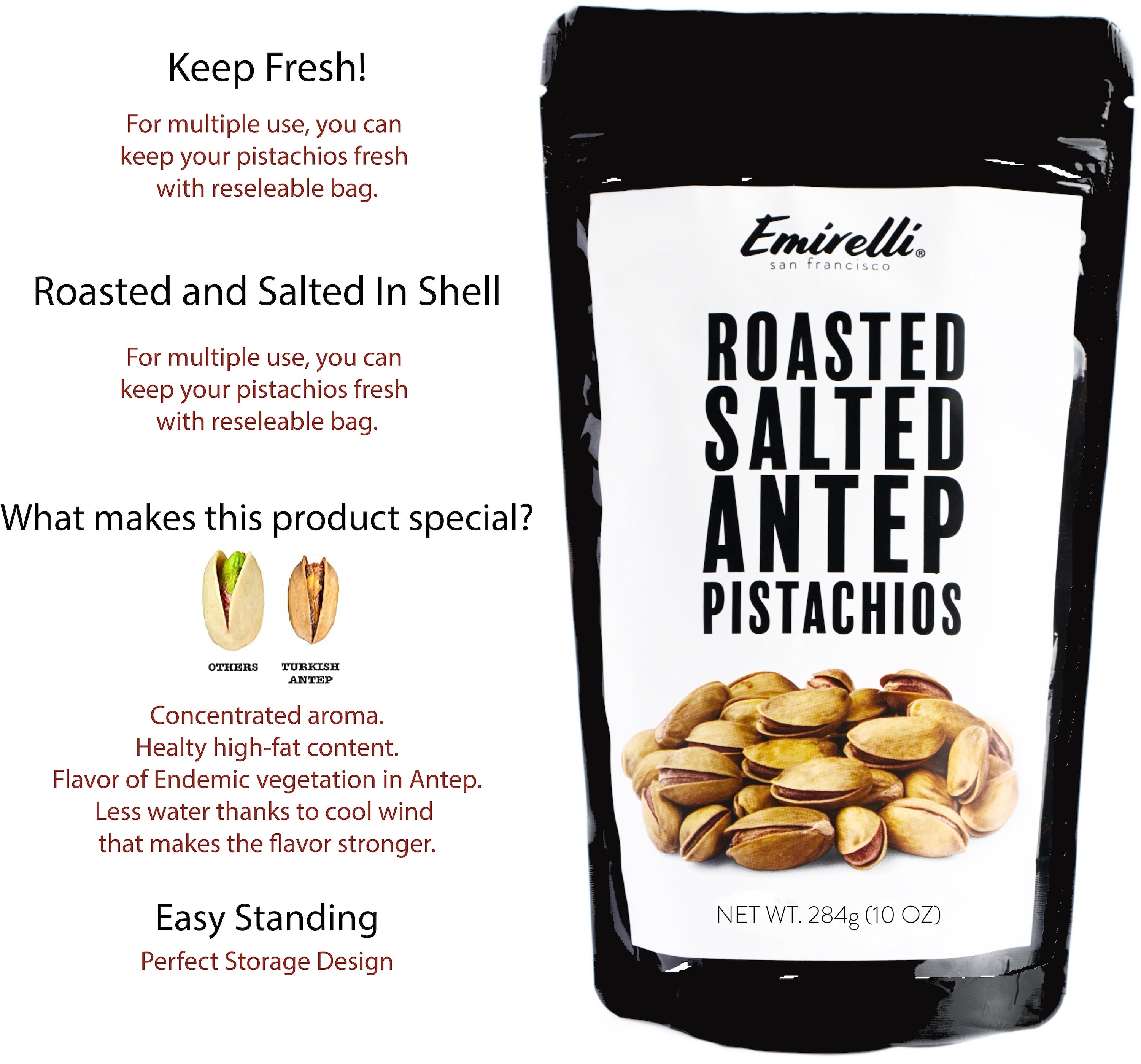 ANTEP PISTACHIOS - ROASTED & SALTED